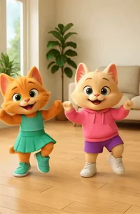 Танец Кошки Тревога
