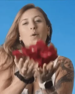 Девушка Лепески Розы
