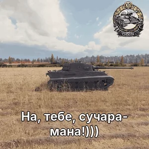 На, тебе, сучара- мана!)))
