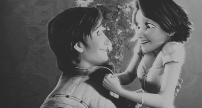 rapunzel kiss