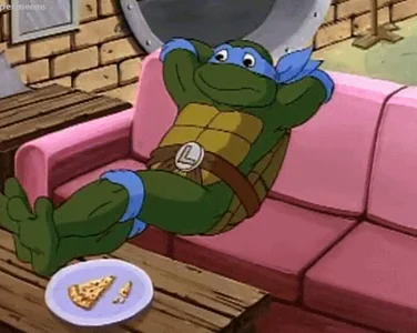 Relaxed Teenage Mutant Ninja Turtles