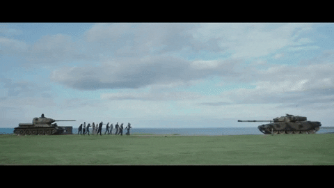 Imploding Tank Gif Гифка