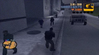 Что будет если сделать mega jump рядом с копом