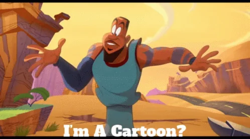 Space Jam Lebron James Im A Cartoon
