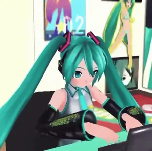 Shocked Hatsune Miku