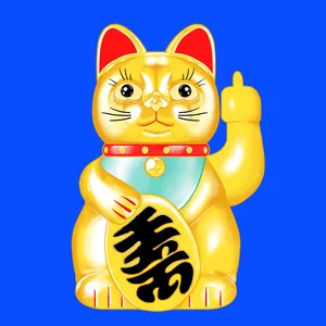 Maneki Neko Flip The Bird Bad Finger