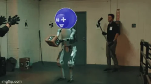 Kicking Stickbot Kick Robot